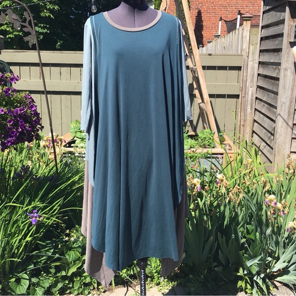 🇬🇷 Ozai N Ku Long Layered Knit Tunic - Picture 1 of 16